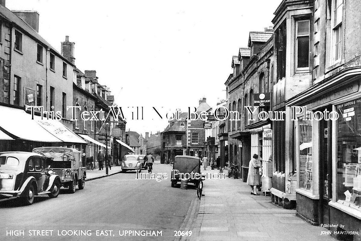 RU 306 - High Street Looking East, Uppingham, Rutland