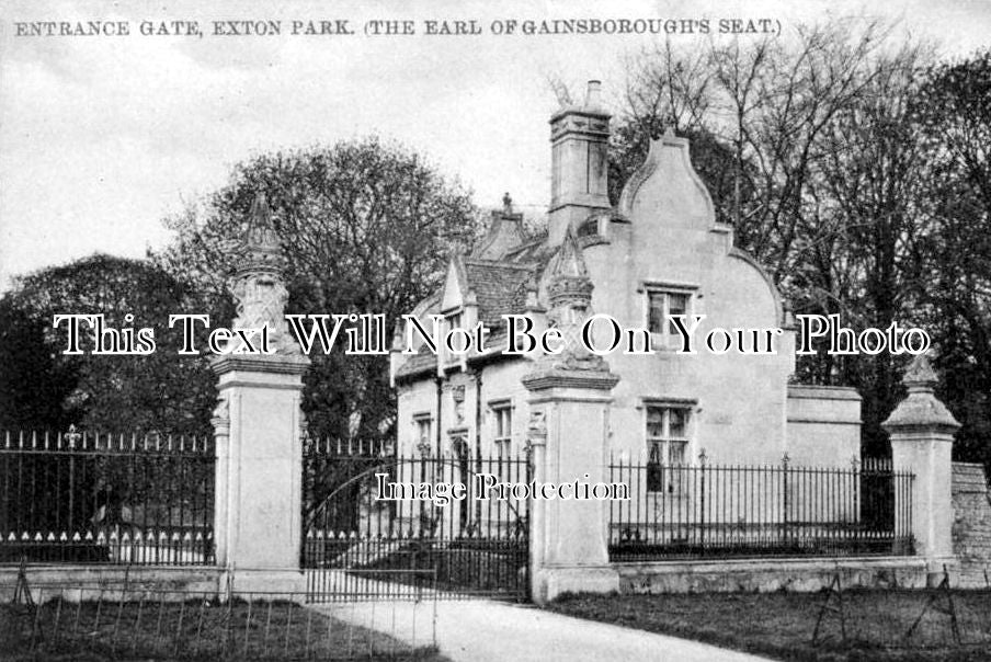 RU 65 - Entrance To Exton Park, Rutland – JB Archive