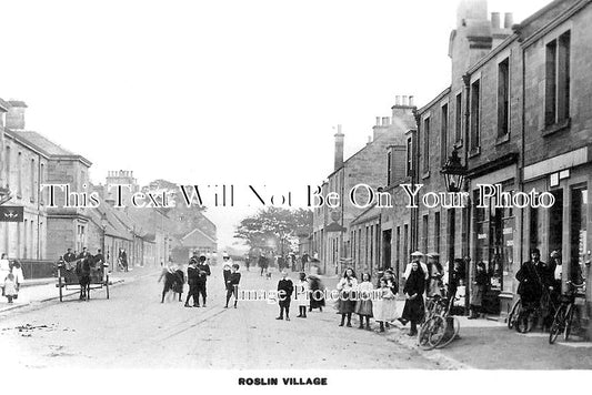 SC 10 - Main Street, Roslin, Midlothian, Scotland c1910