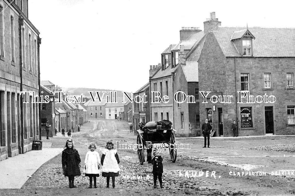 SC 1000 - Lauder Street, Berwickshire, Scotland c1908