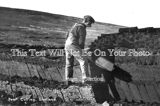 SC 1014 - Shetland Peat Cutting, Scotland