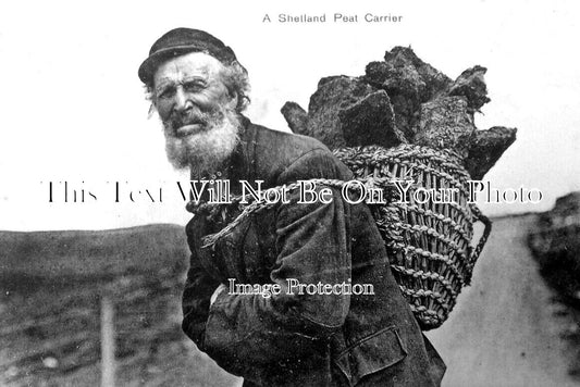 SC 1030 - A Shetland Peat Carrier, Scotland