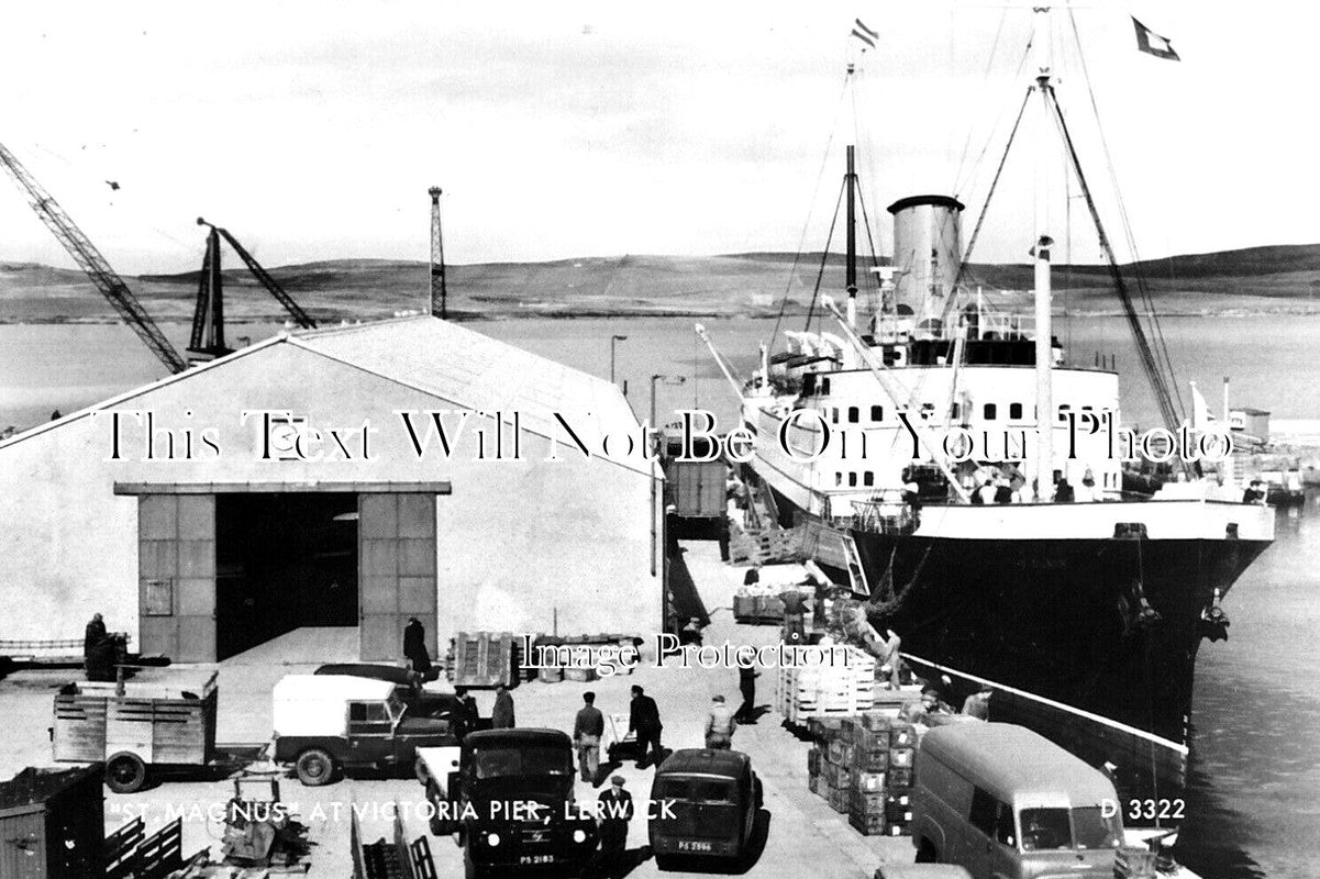 SC 1041 - St Magnus At Victoria Pier, Lerwick, Shetland, Scotland