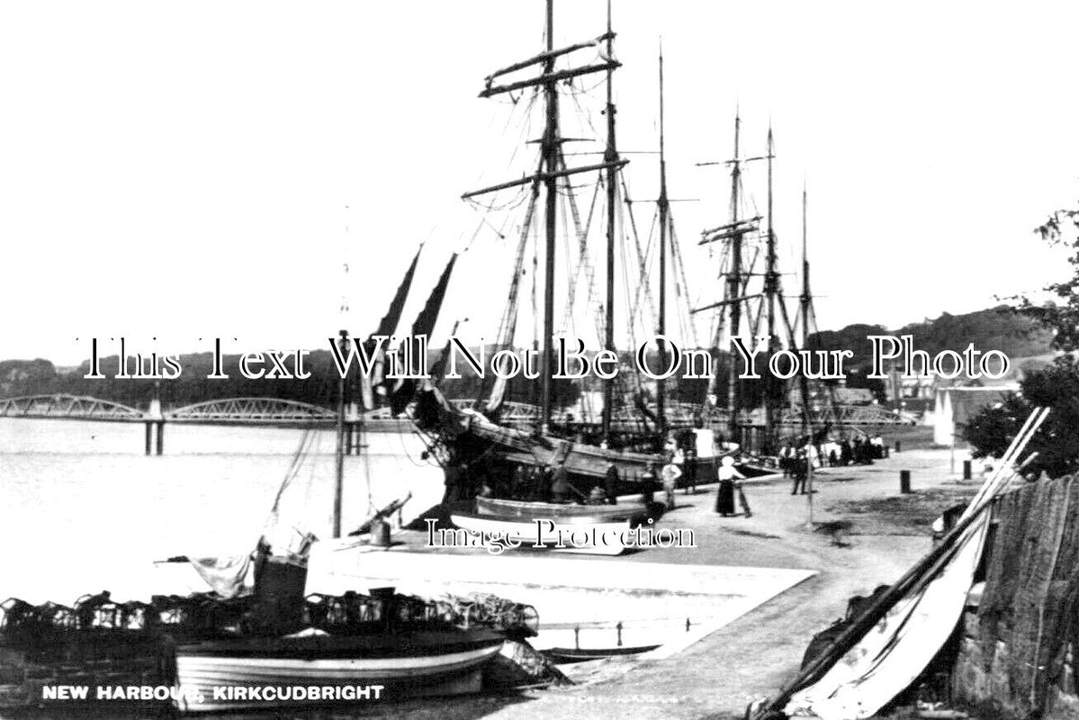 SC 1083 - New Harbour, Kirkcudbright, Scotland c1910