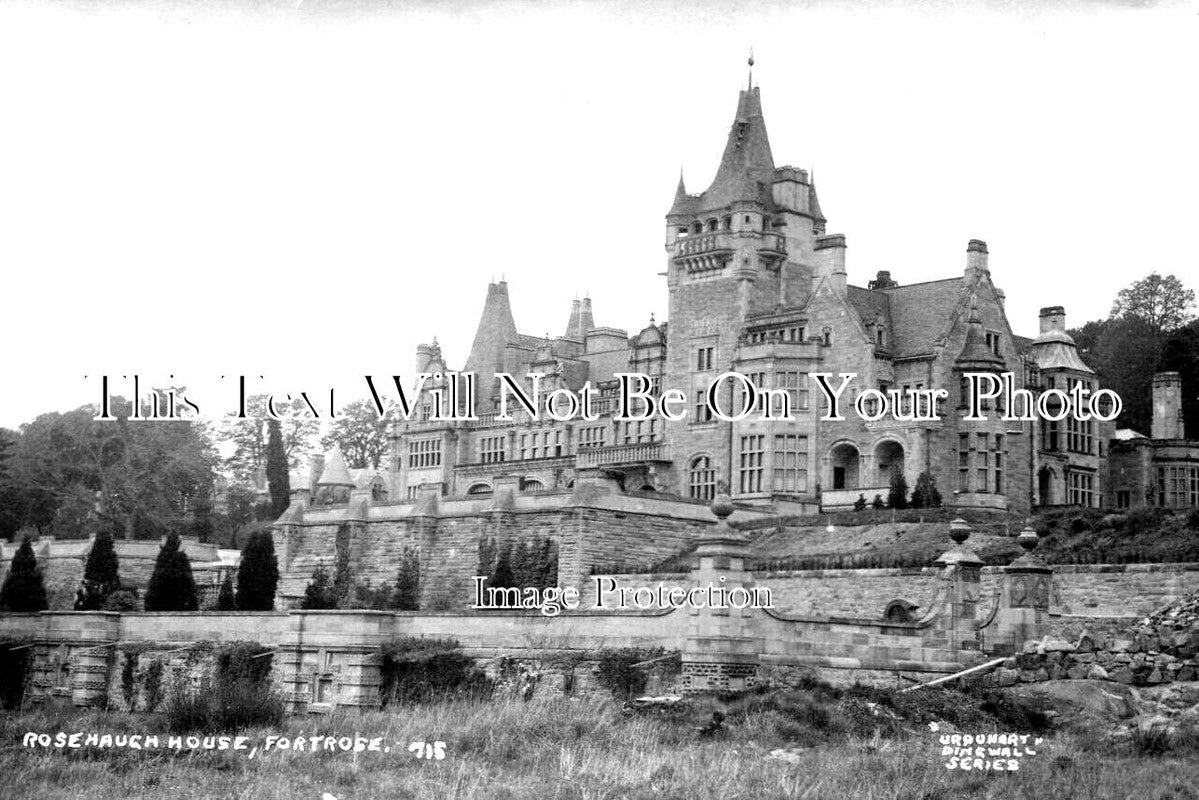 SC 1100 - Rosehaugh House, Fortrose Easter Ross, Scotland c1910