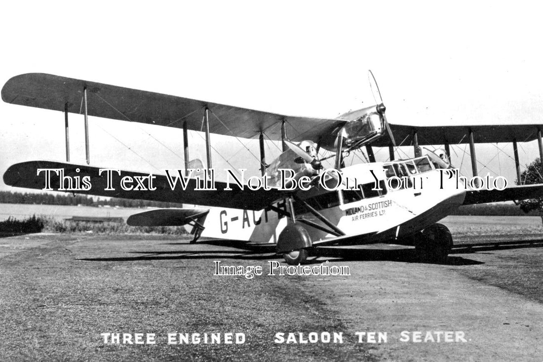 SC 1125 - Three Engined Saloon Ten Seater Aircraft, Scottish Air Ferri ...