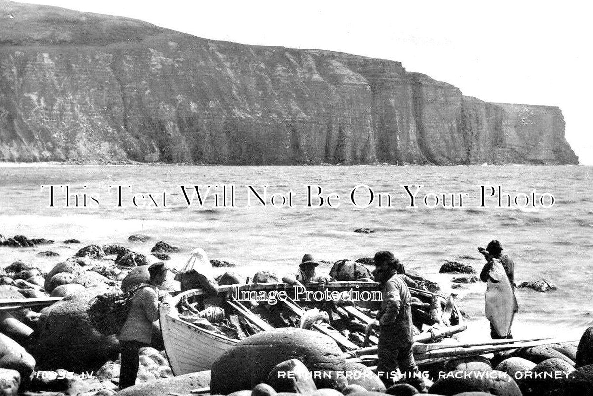 SC 1136 - Fishing At Rackwick, Orkney, Scotland