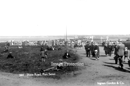 SC 1163 - Shore Road, Port Seton, East Lothian, Scotland c1910