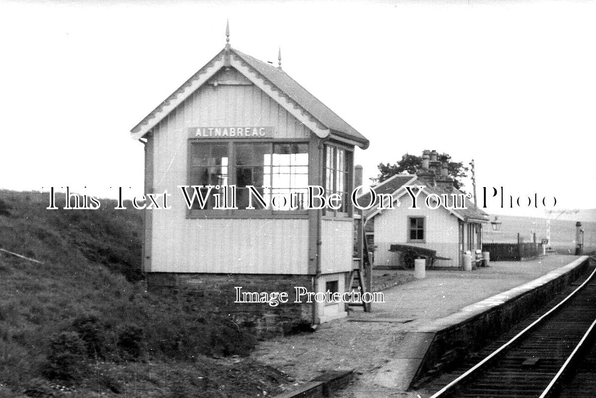 SC 1166 - Altnabreac Railway Station, Scotland c1950