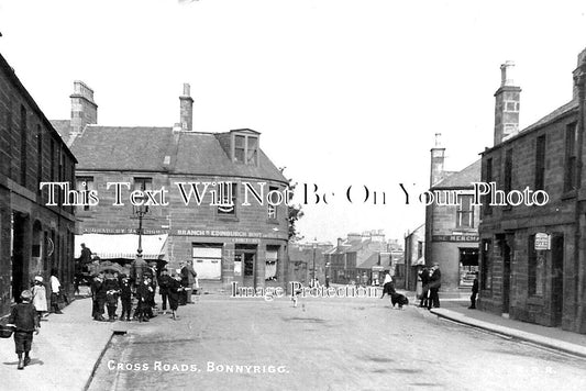 SC 1176 - Cross Roads, Bonnyrigg, Scotland c1911