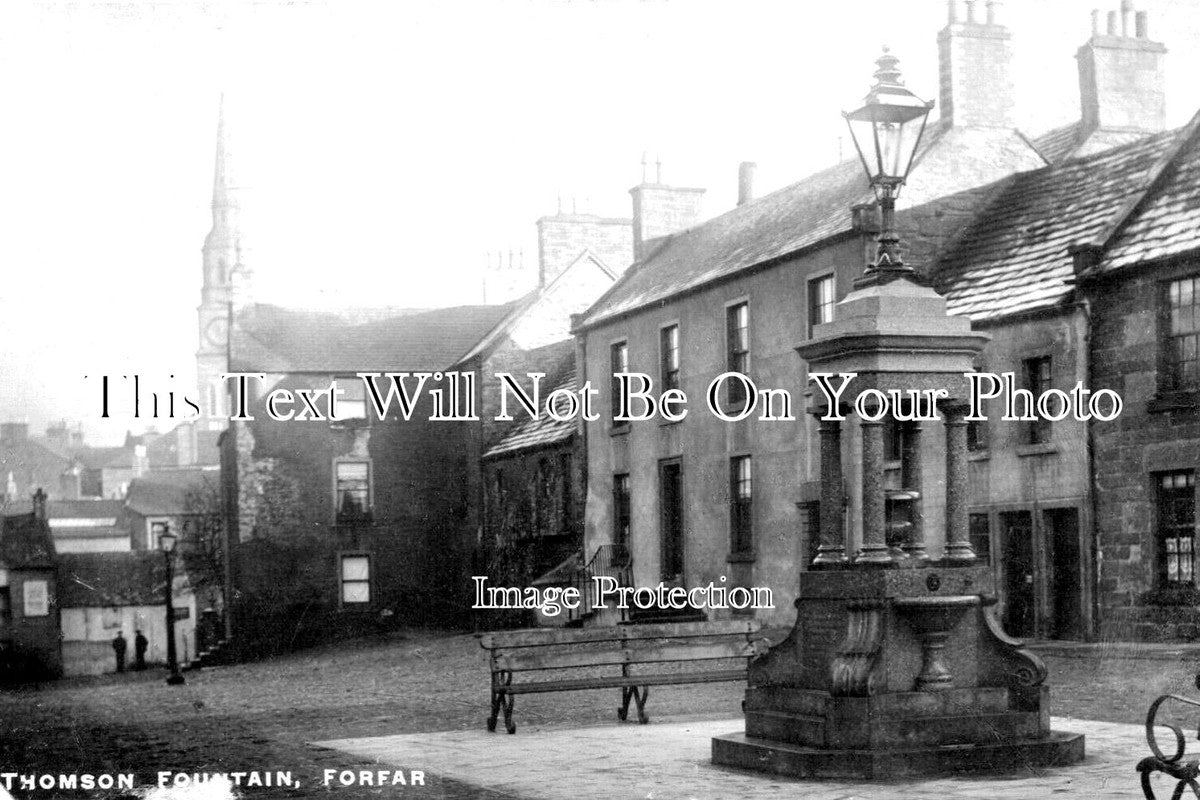 SC 1217 - Thomson Fountain Forfar, Scotland c1913