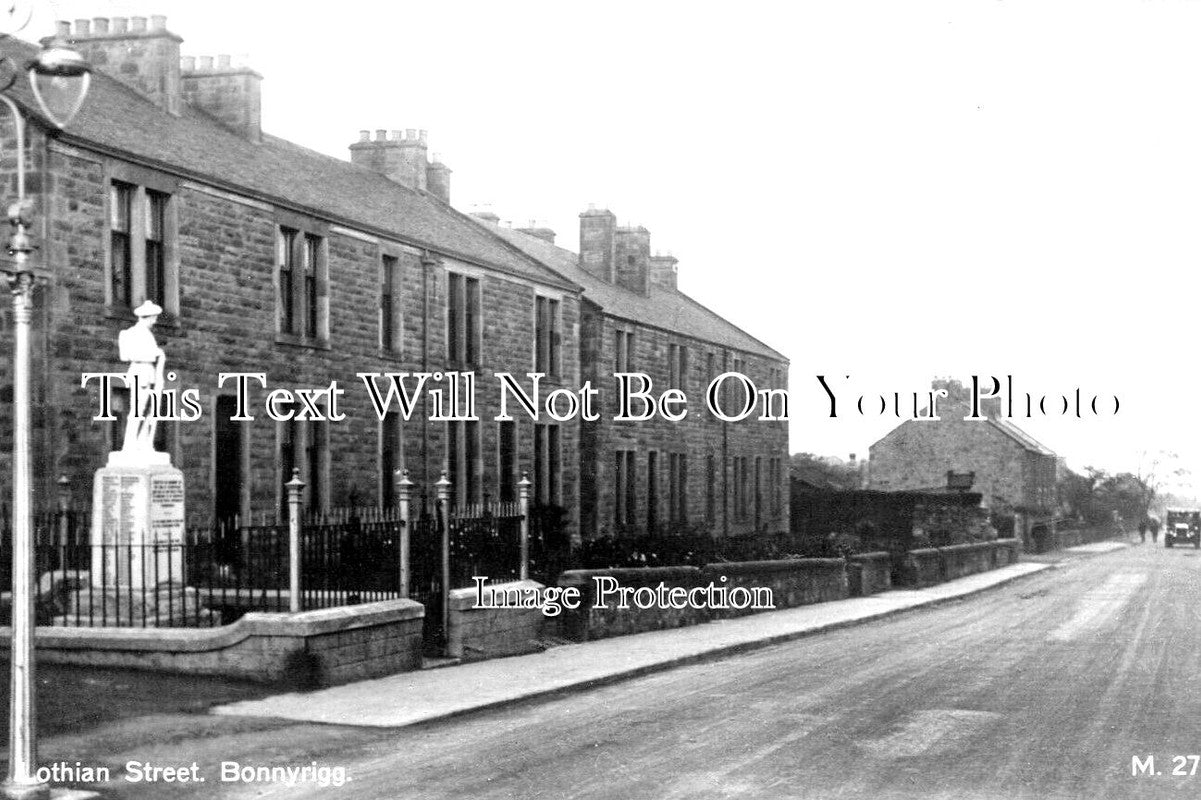 SC 1221 - Lothian Street, Bonnyrigg, Edinburgh, Midlothian, Scotland c1910