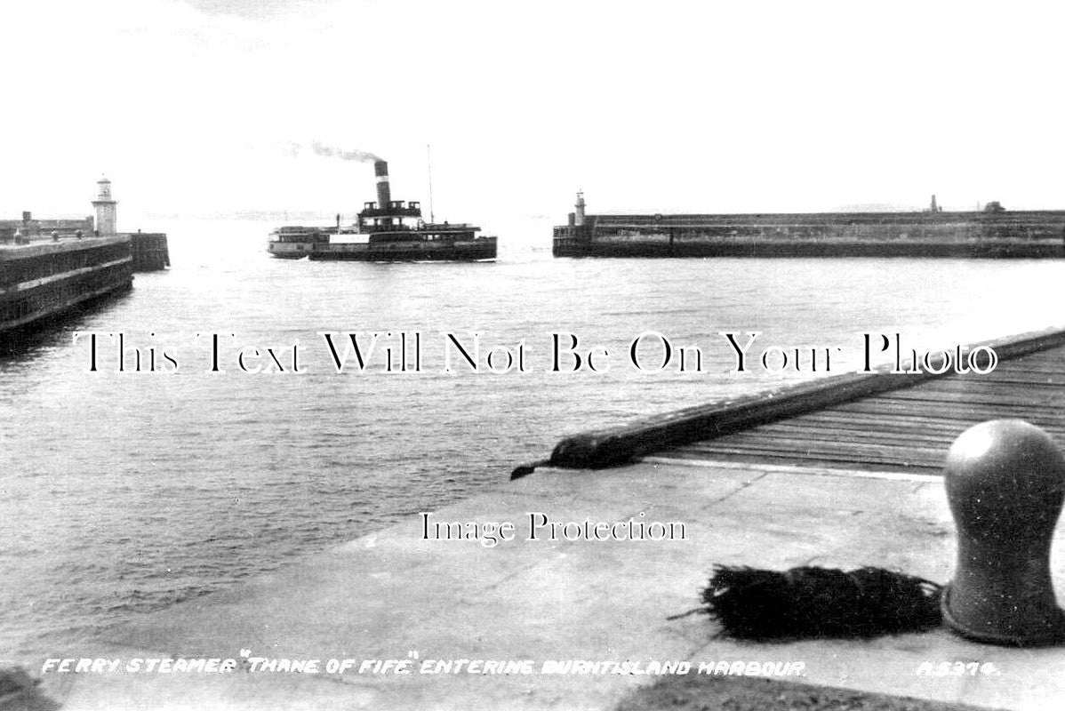 SC 1224 - Ferry Steamer Thane Of Fife, Burntisland, Scotland c1930