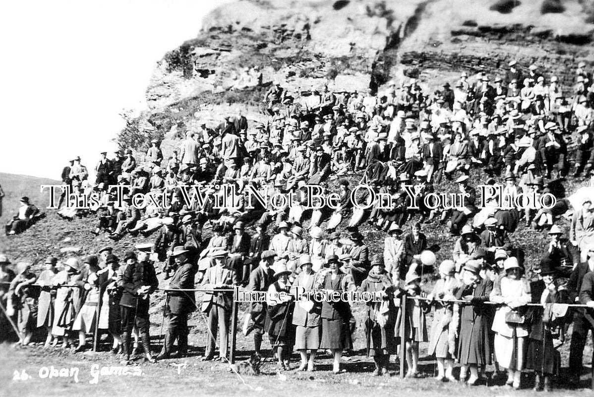 SC 1254 - Highland Games, Oban, Argyll, Scotland c1930