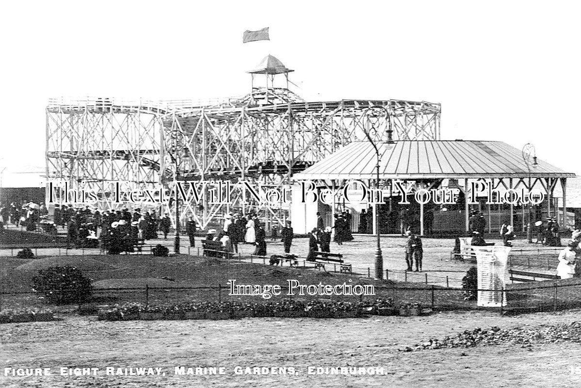 SC 1306 - Figure Eight Railway, Marine Gardens, Edinburgh, Scotland