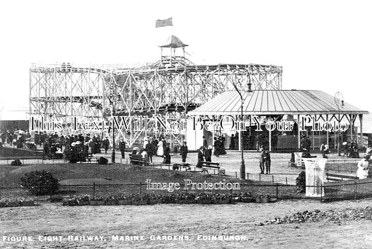 SC 1306 - Figure Eight Railway, Marine Gardens, Edinburgh, Scotland