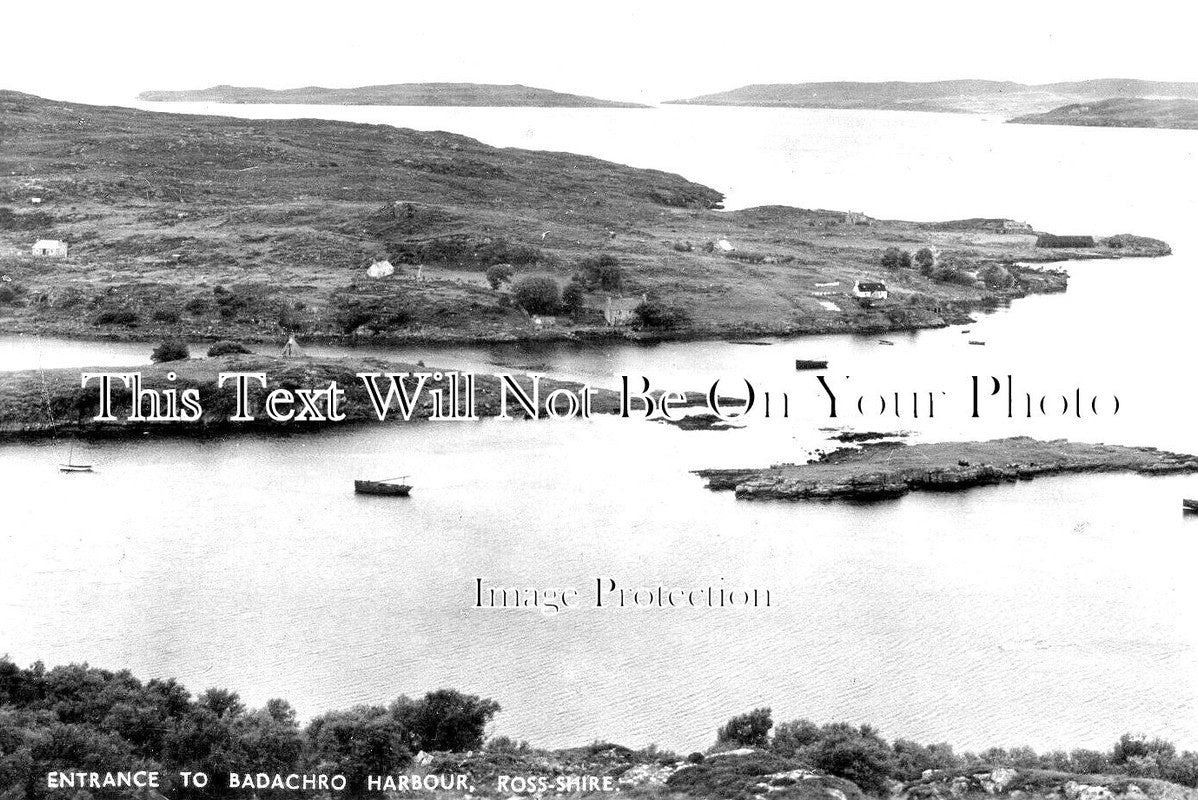 SC 1307 - Entrance To Badachro Harbour, Ross-Shire, Scotland – JB Archive