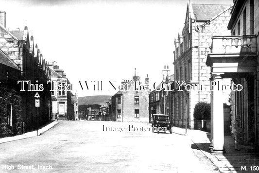 SC 1311 - High Street, Insch, Aberdeenshire, Scotland c1910