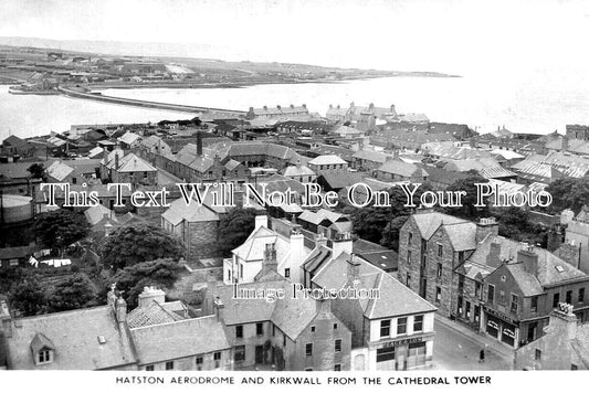 SC 1326 - Hatston Aerodrome & Kirkwall From Cathedral Tower, Scotland
