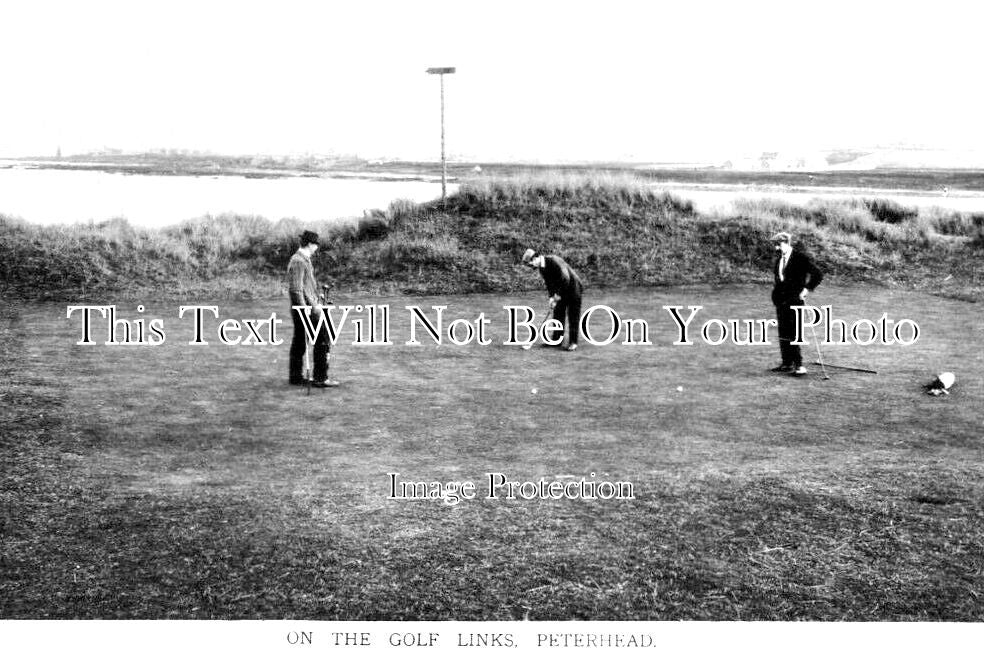 SC 1331 - On The Golf Links, Peterhead, Scotland c1912