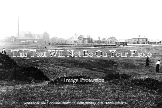 SC 1334 - Montrose Golf Course, Club House, Tennis Courts, Scotland