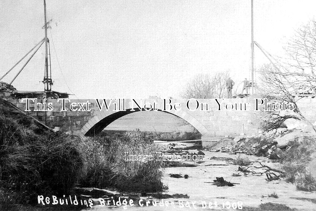 SC 1377 - Rebuilding New Cruden Bay Bridge, Scotland 1908