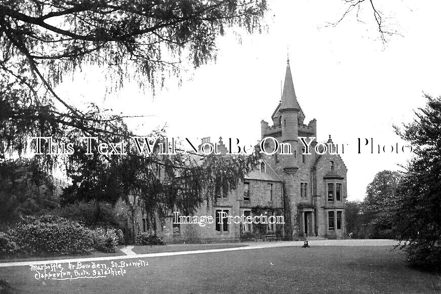 SC 1385 - Maxpoffle House, Bowden, St Boswells, Roxburghshire c1915