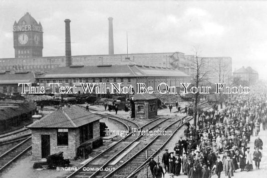 SC 1392 - Singer Works Factory, Clydebank, Dunbartonshire, Scotland