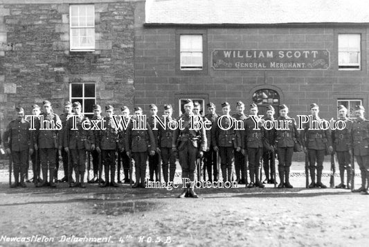 SC 1401 - Newcastleton Detachment 4th KOSB Military, Scotland