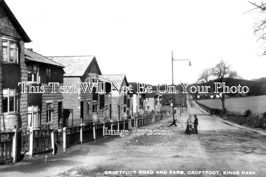 SC 1466 - Croftfoot Road & Farm, Kings Park, Glasgow, Scotland