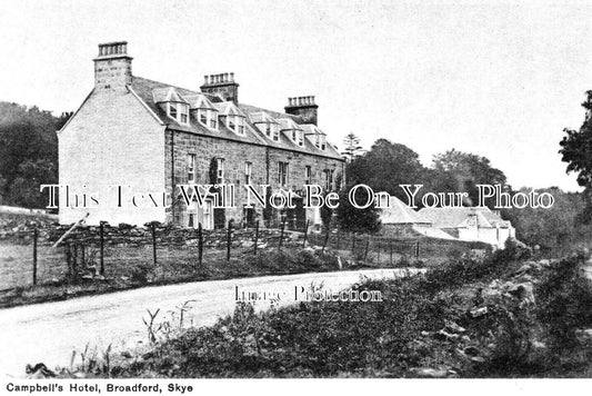 SC 1517 - Campbells Hotel, Broadford, Skye, Scotland