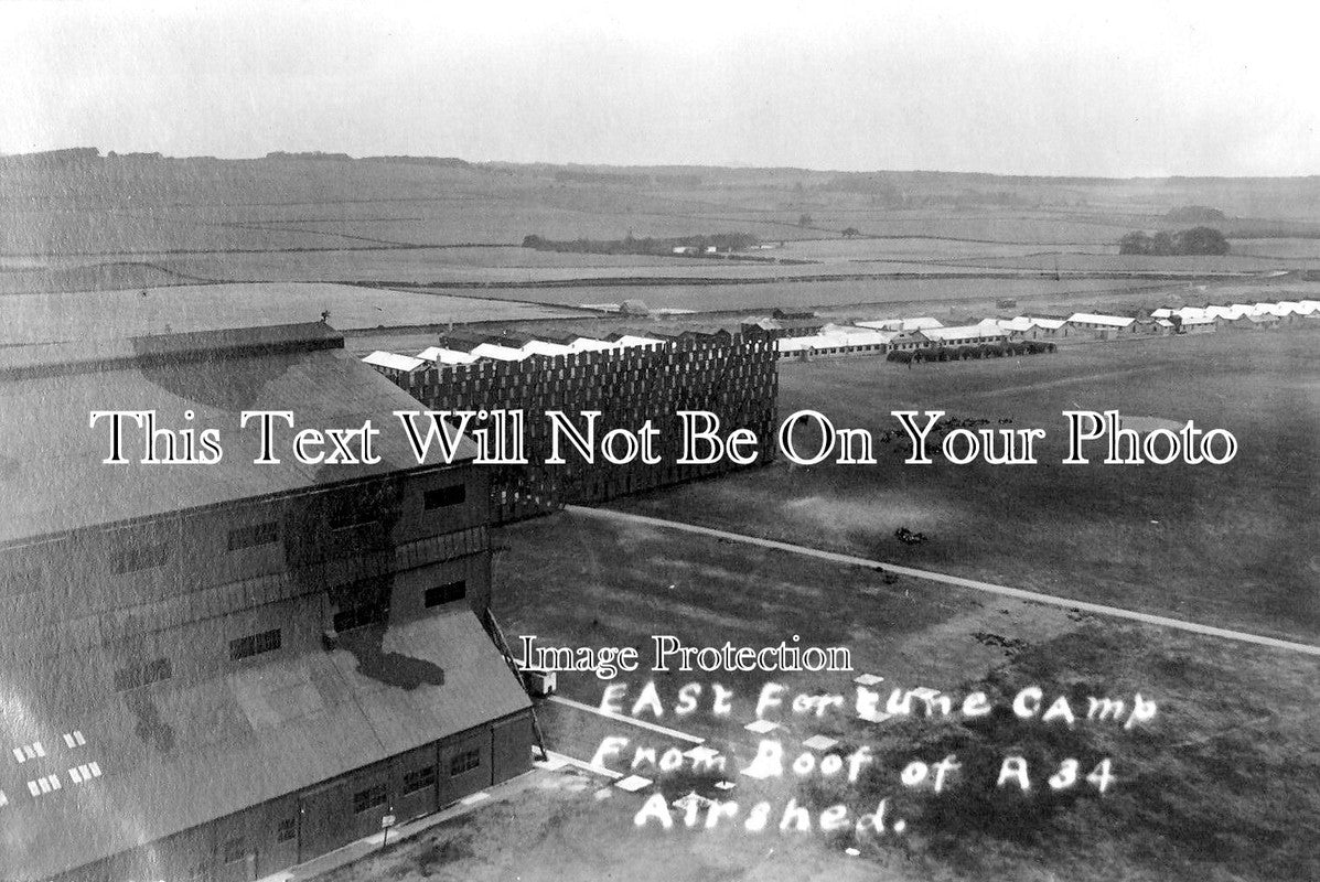 SC 1522 - East Fortune Camp R34 Airship Hanger Shed, North Berwick WW1