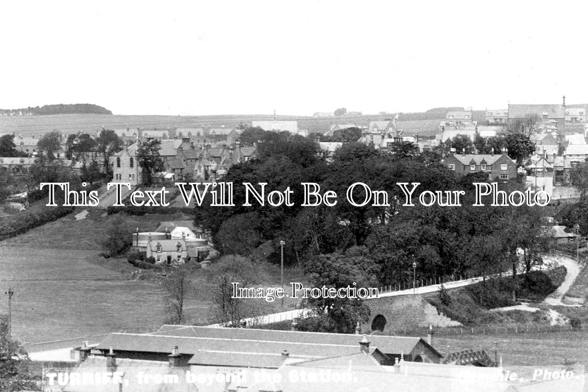 SC 1527 - Turriff From Beyond The Station, Aberdeenshire, Scotland