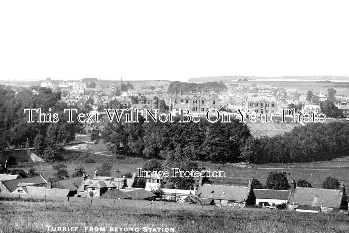 SC 1534 - Turriff From Beyond Railway Station, Scotland