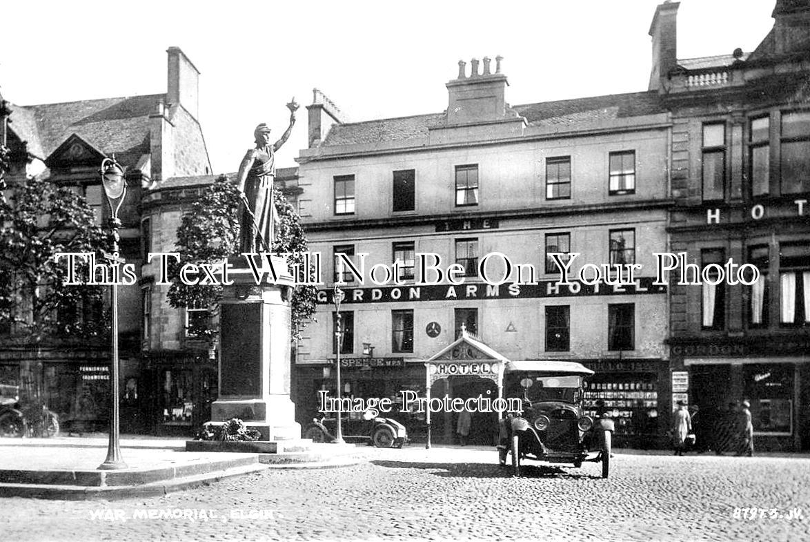 SC 1537 - Elgin War Memorial, Scotland