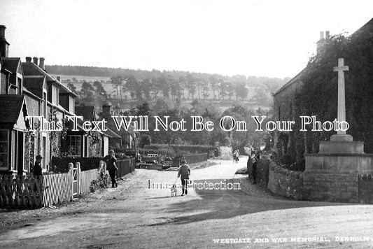 SC 1545 - Westgate & War Memorial, Denholm, Scotland