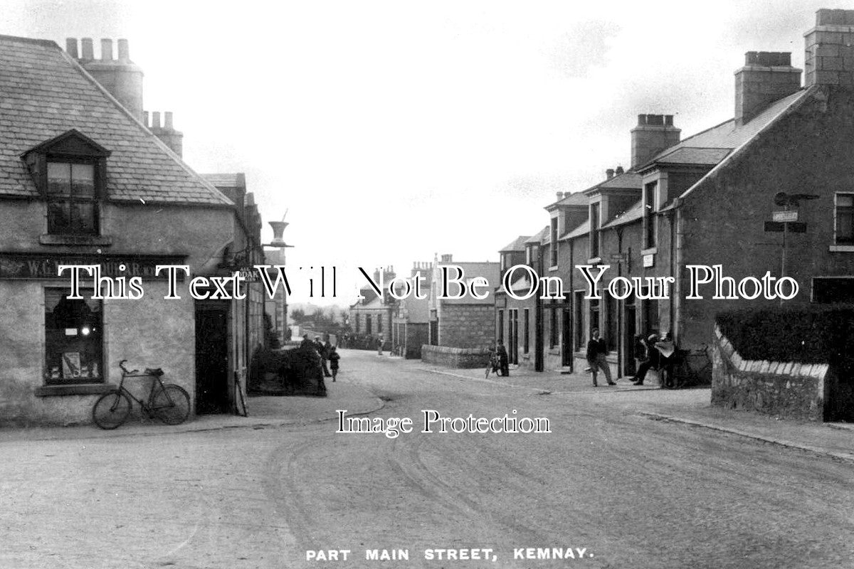 SC 1583 - Part Main Street, Kemnay, Aberdeenshire, Scotland