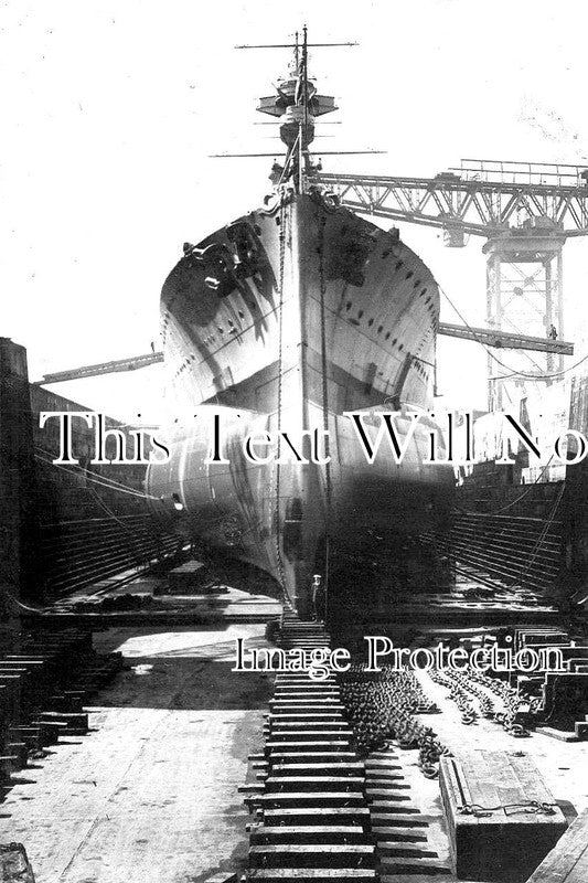 SC 159 - Royal Sovereign In Dry Dock, Rosyth, Fife, Scotland