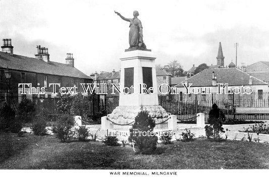 SC 1597 - Milngavie War Memorial, Scotland c1941
