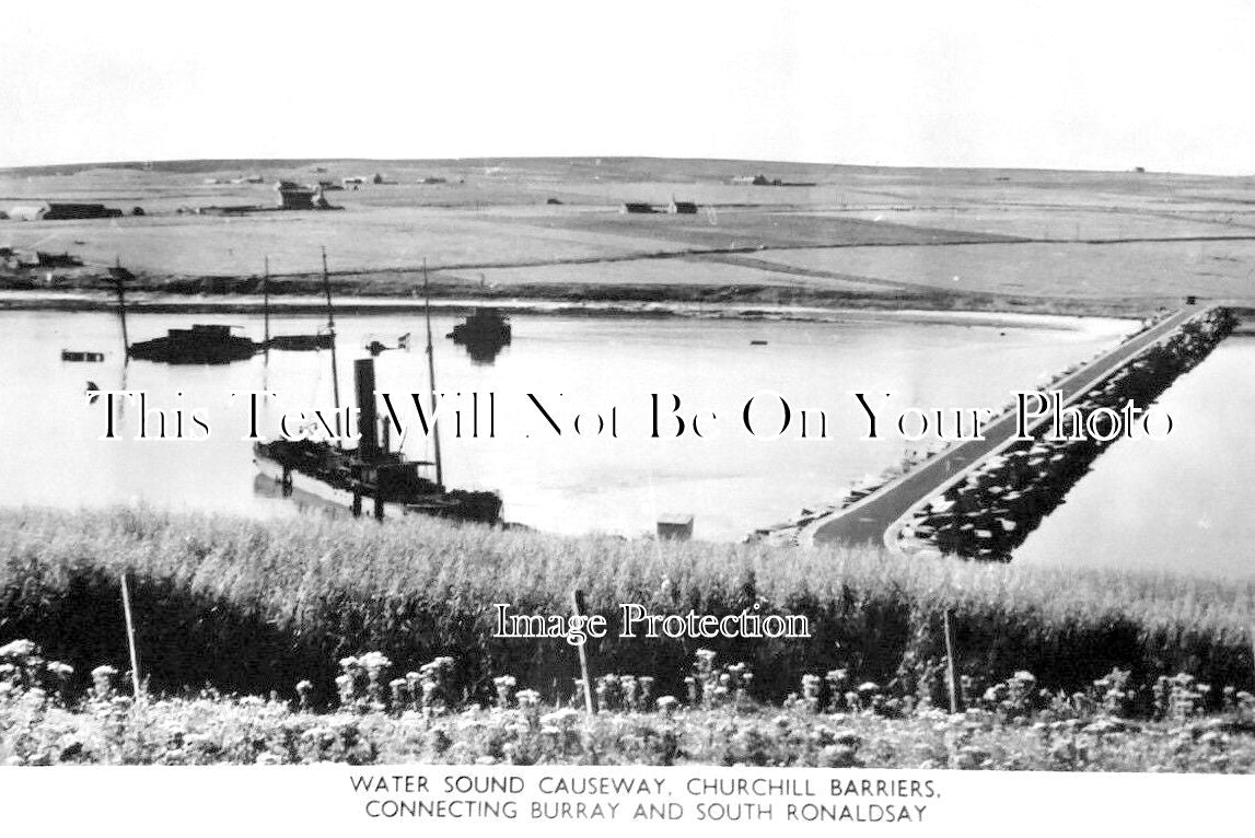SC 1612 - Water Sound Causeway, Churchill Barriers, Orkney, Scotland