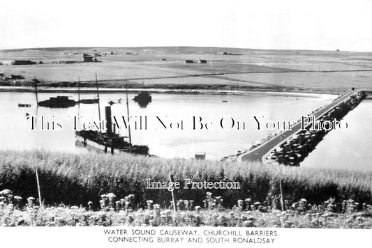 SC 1612 - Water Sound Causeway, Churchill Barriers, Orkney, Scotland