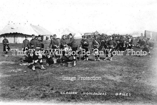 SC 1638 - Glasgow Highlanders, Gailes Military Camp, Scotland