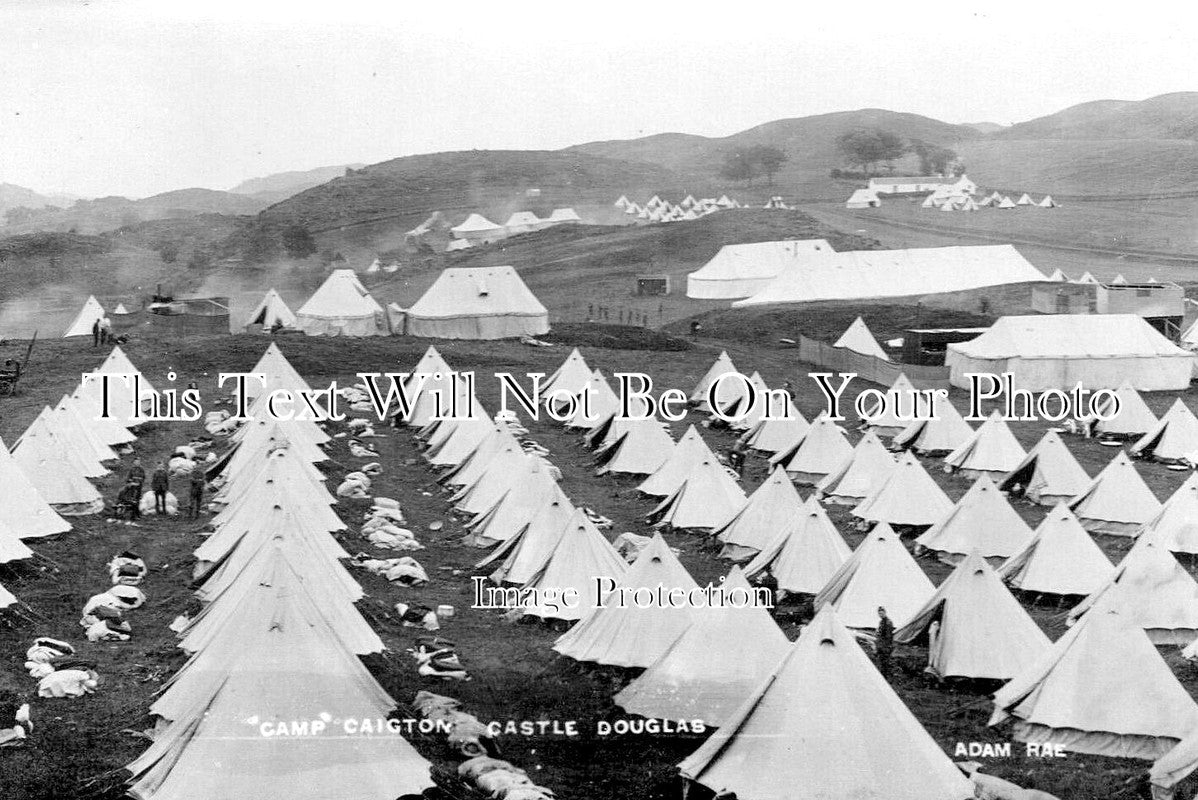 SC 1645 - Camp Caigton, Castle Douglas, Scotland c1908