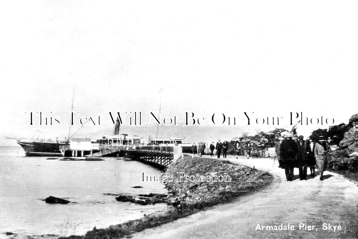 SC 1665 - Armadale Pier, Isle Of Skye, Scotland c1935