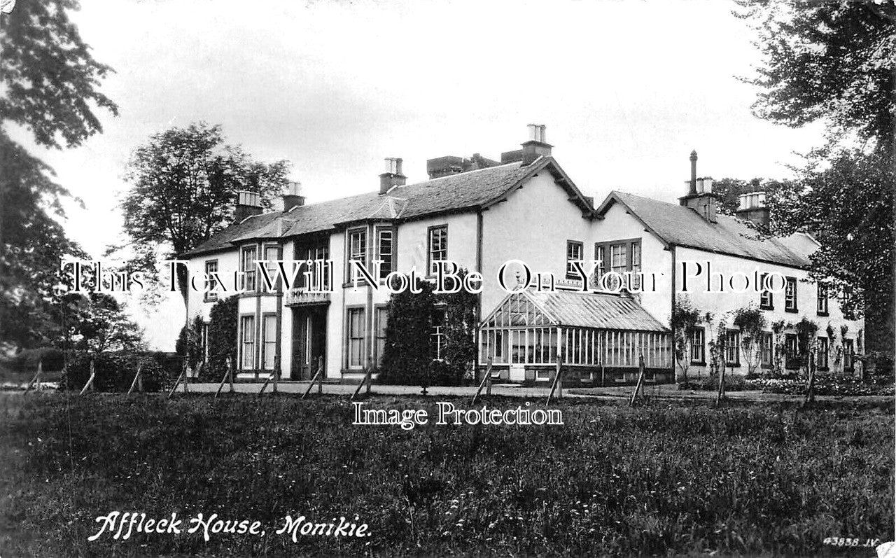 SC 1668 - Affleck House, Monikie, Angus, Scotland c1913