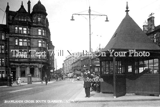 SC 1693 - Shawlands Cross, South Glasgow, Scotland c1943