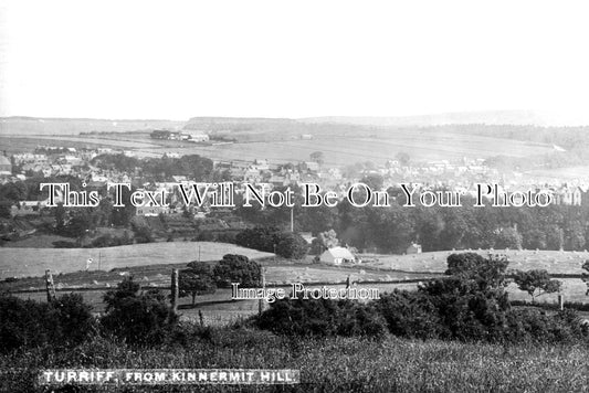 SC 1703 - Turriff From Kinnermit Hill, Aberdeenshire, Scotland