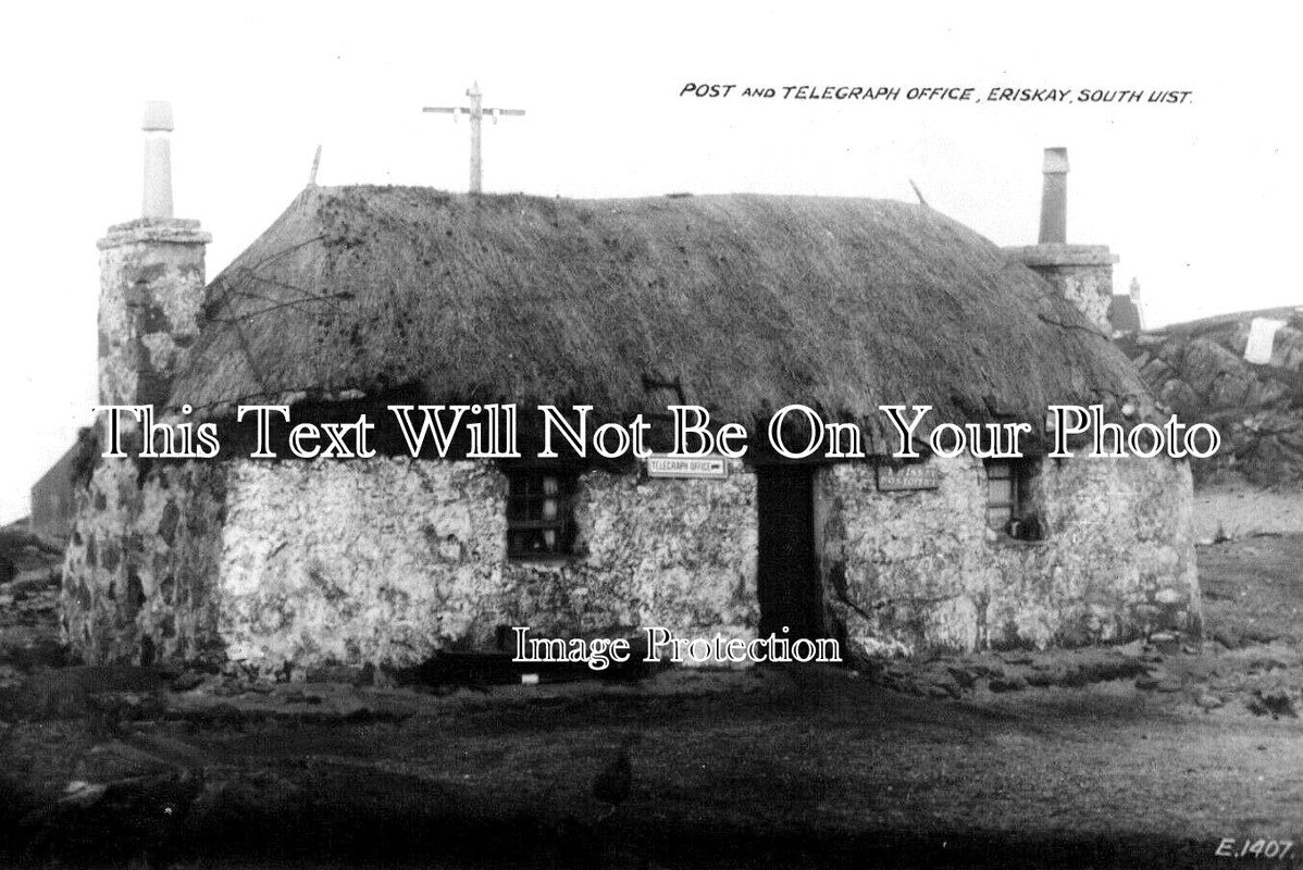 SC 1705 - Post & Telegraph Office, Eriskay, South Uist, Scotland