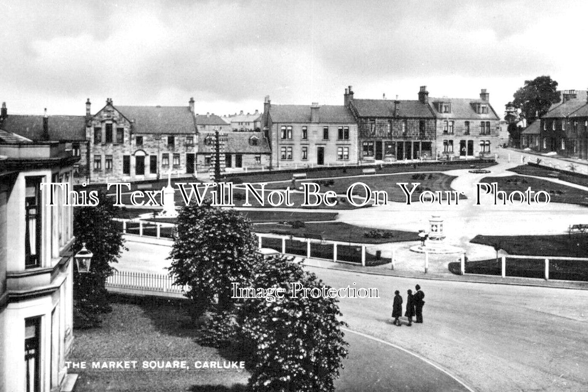 SC 1749 - The Market Square, Carluke, Scotland