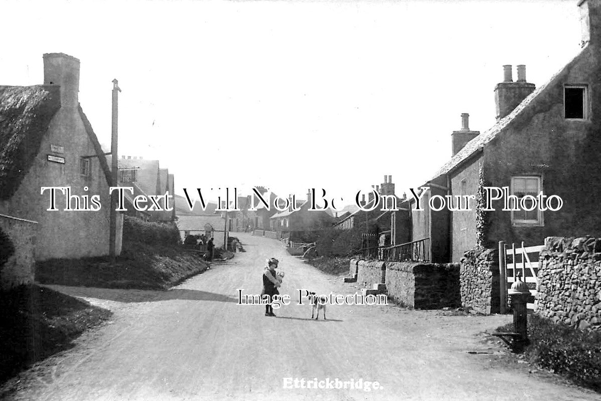 SC 1767 - Ettrickbridge Village, Scotland c1919